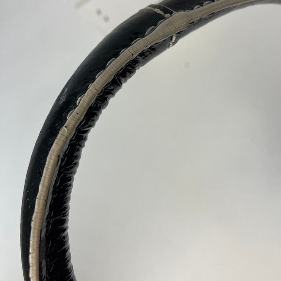 KATE SPADE LARGE BLACK, WHITE PATTON LEATHER HANDBAG (ASIS) - Picture 11 of 16